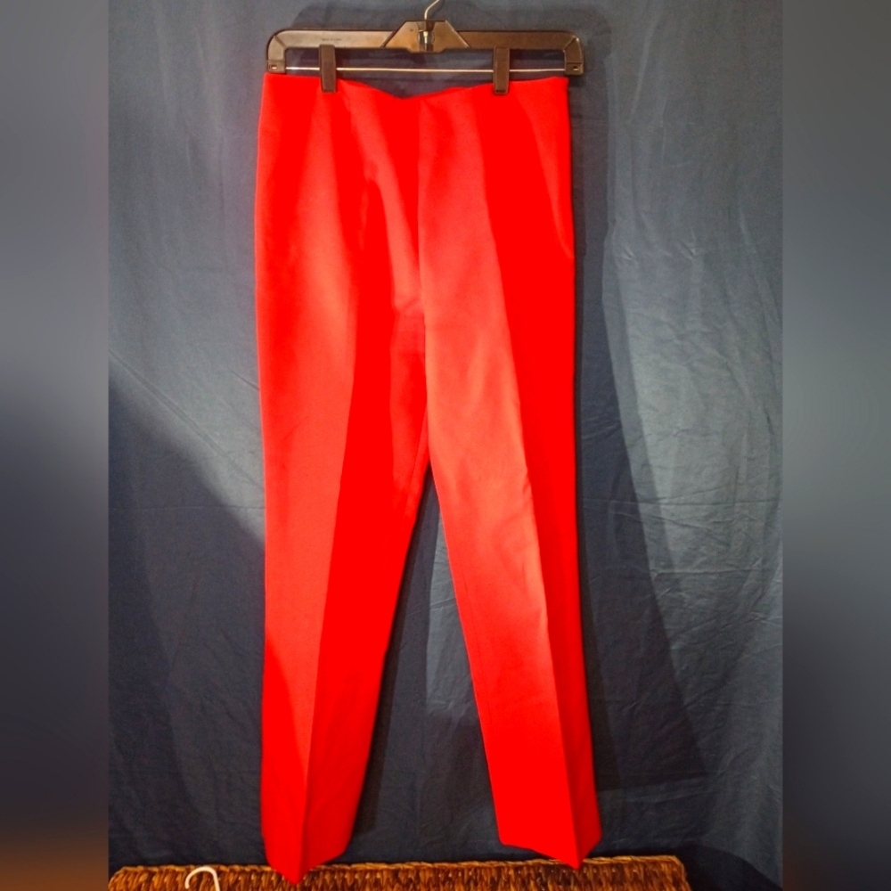 Etcetera Size 8 Red Linen Pants